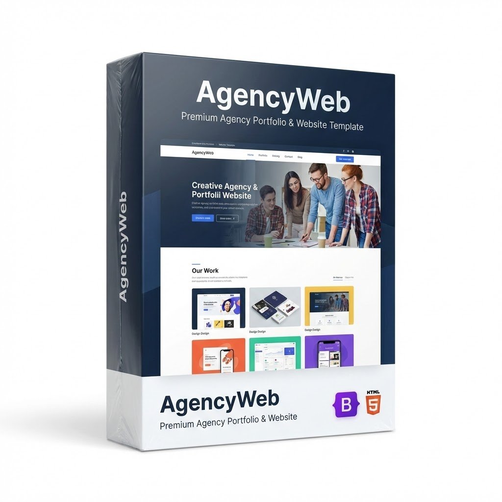 Agency Web – Template Premium de Portfólio e Site para Agências ...