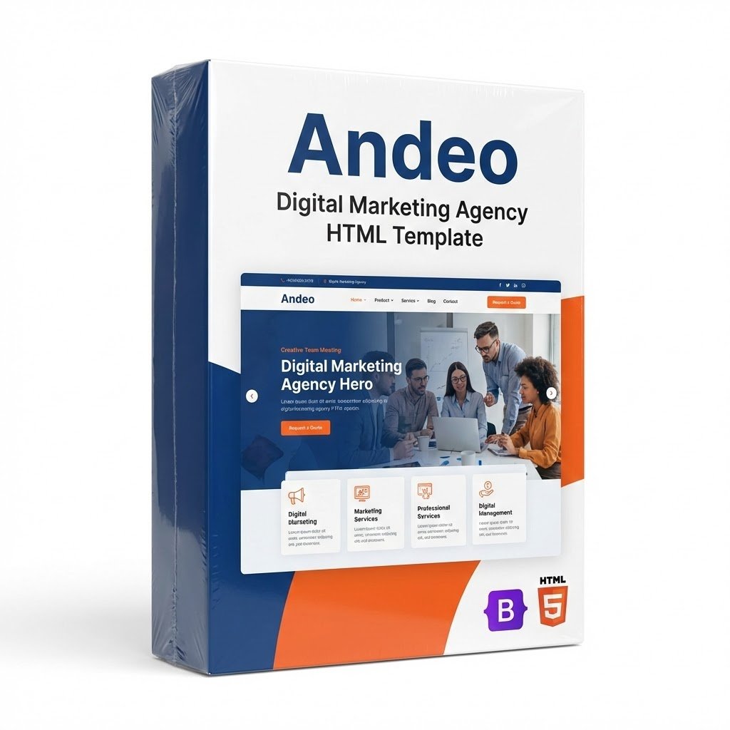Andeo – Template HTML Premium para Agência de Marketing Digital ...