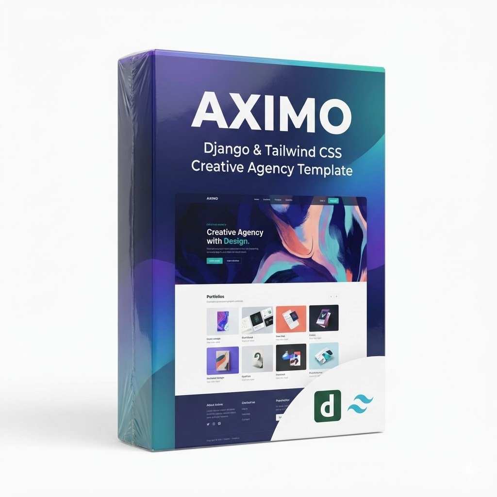 Aximo Template Aximo – Template Premium para Agência Criativa (Django & Tailwind CSS)